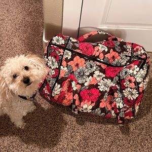 Vera Bradley large duffel bag in discontinued print